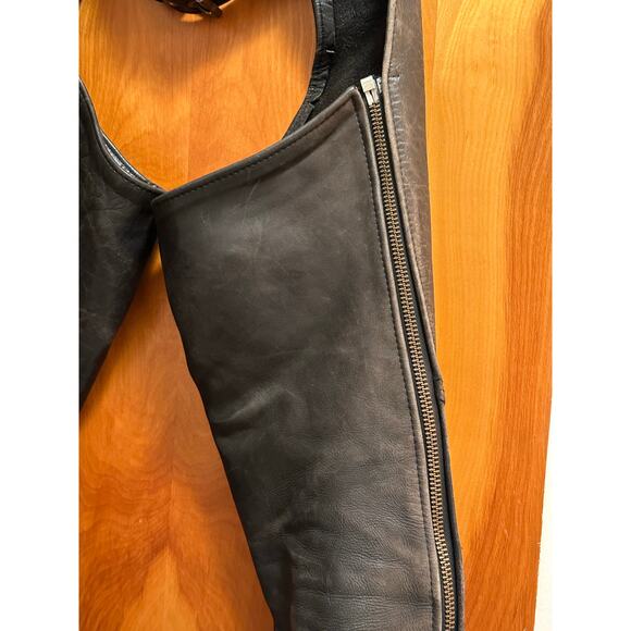 California creations leather chaps size small made in USA - Picture 4 of 15